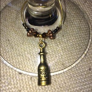 New 💕 Wine Glass 🍷 Charms (Set 4) HANDMADE :-)